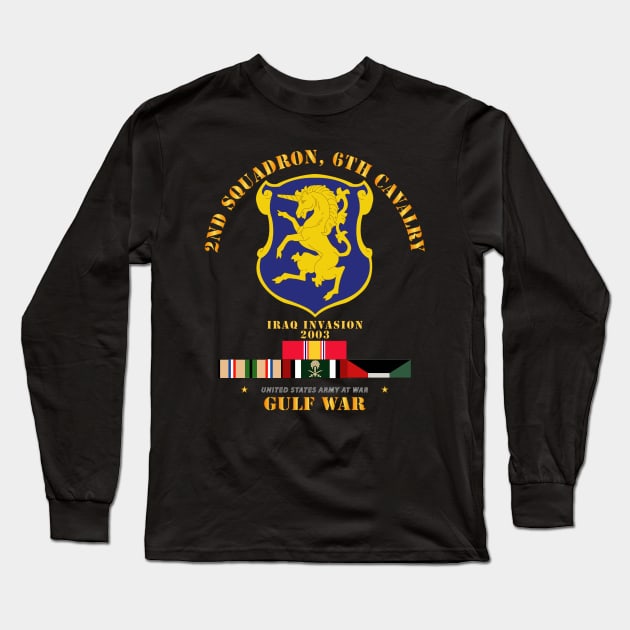 2nd Sqdrn - 6th Cav Gulf War w SVC Long Sleeve T-Shirt by twix123844